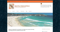 Desktop Screenshot of beautifultoursaustralia.com